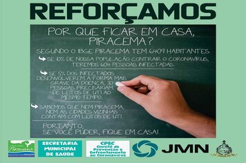 Foto - ORIENTAÇÕES DIVERSAS NO COMBATE AO COVID-19